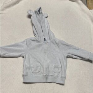 Carter's Soft Blue Hoodie with Ear Accents